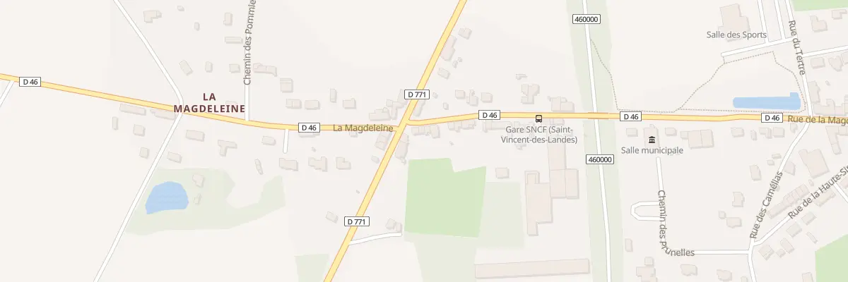 Plan du 53 Rue de la Magdeleine à Saint-Vincent-des-Landes
