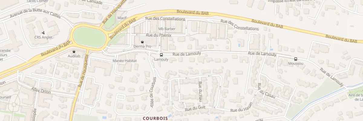 Plan du 24 Rue de Lamouly à Anglet