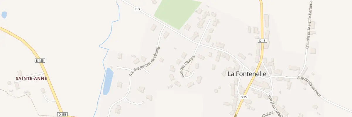 Plan du 3 Rue des Oliviers à Val-Couesnon