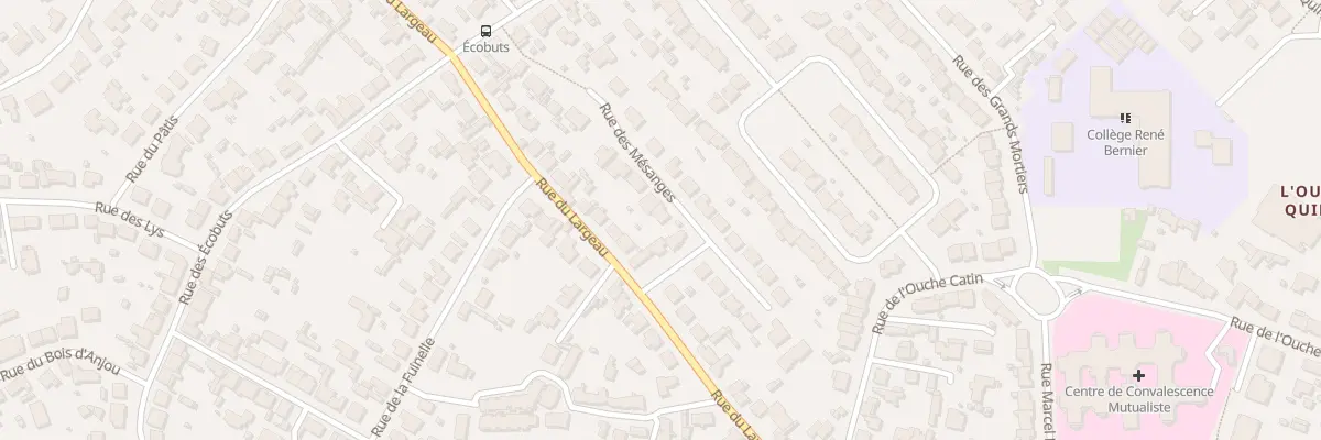 Plan du 8 Rue des Mésanges à Saint-Sébastien-sur-Loire