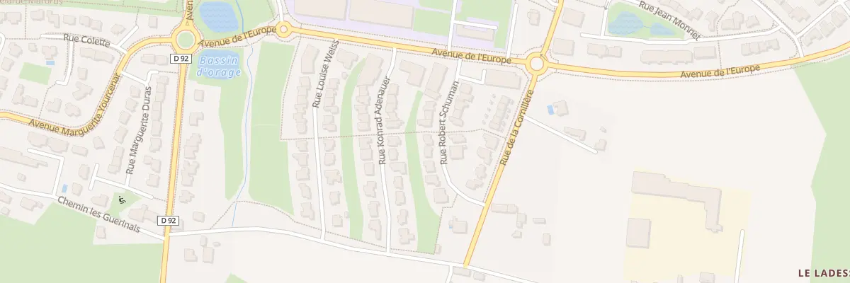 Plan du 12 Rue robert schuman à Liffré