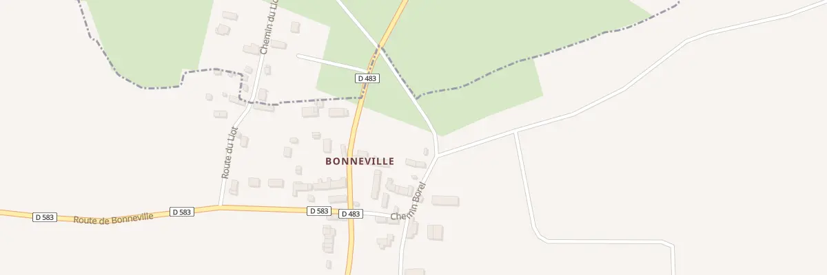 Plan du 10 Che Borel à Champeaux