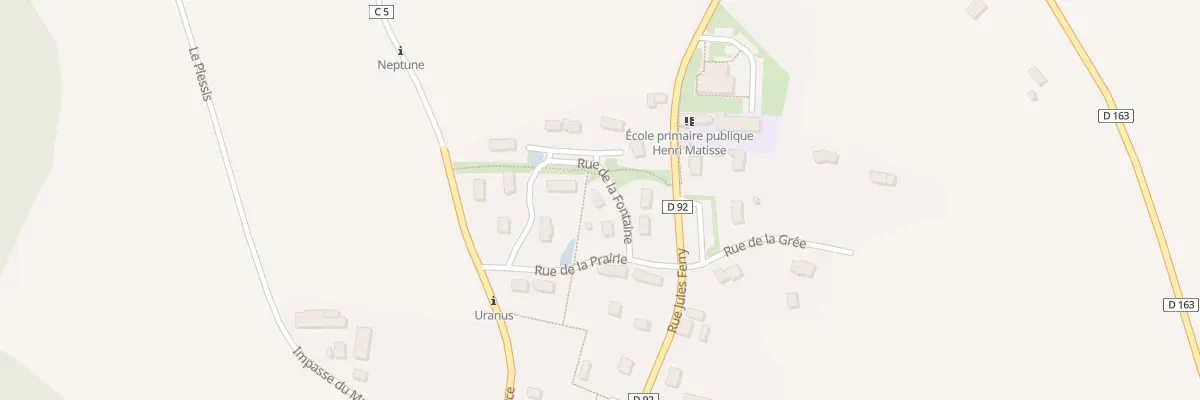 Plan du 5266 Le Bourg à La Couyère