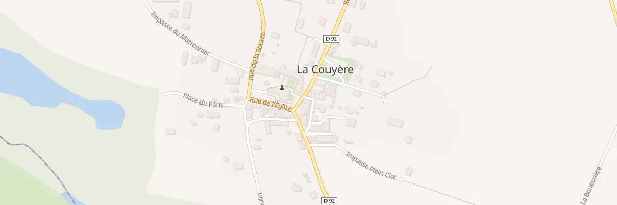 Plan du 4 Rue Jules Ferry à La Couyère