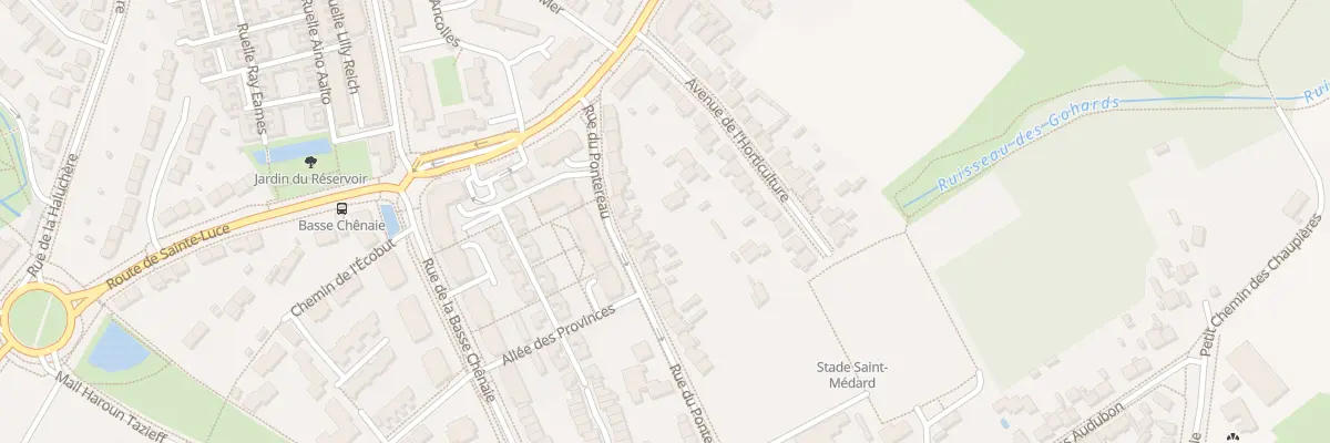 Plan du 96 Rue du Pontereau à Nantes