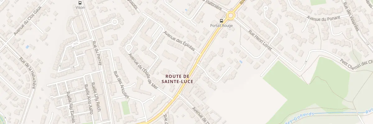 Plan du 283 Rte de Ste Luce à Nantes