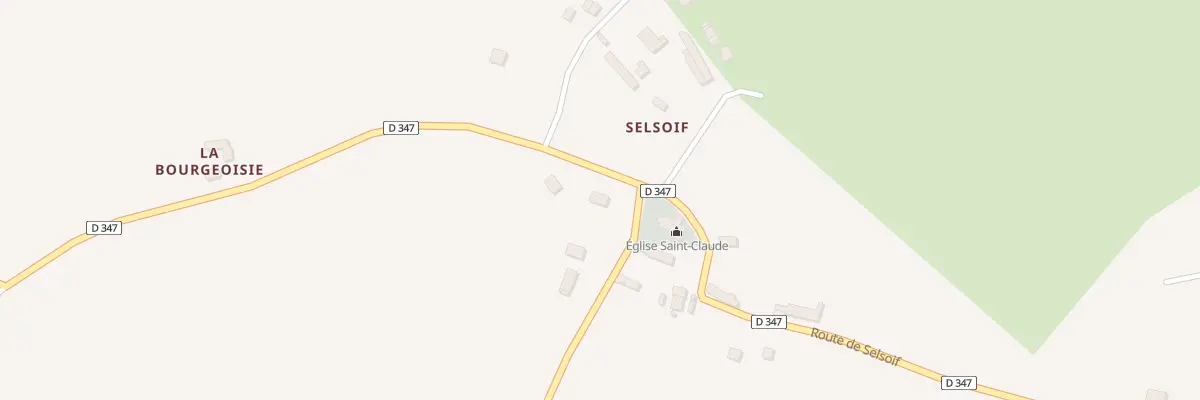 Plan du 14 Rte de Selsoif à Saint-Sauveur-le-Vicomte