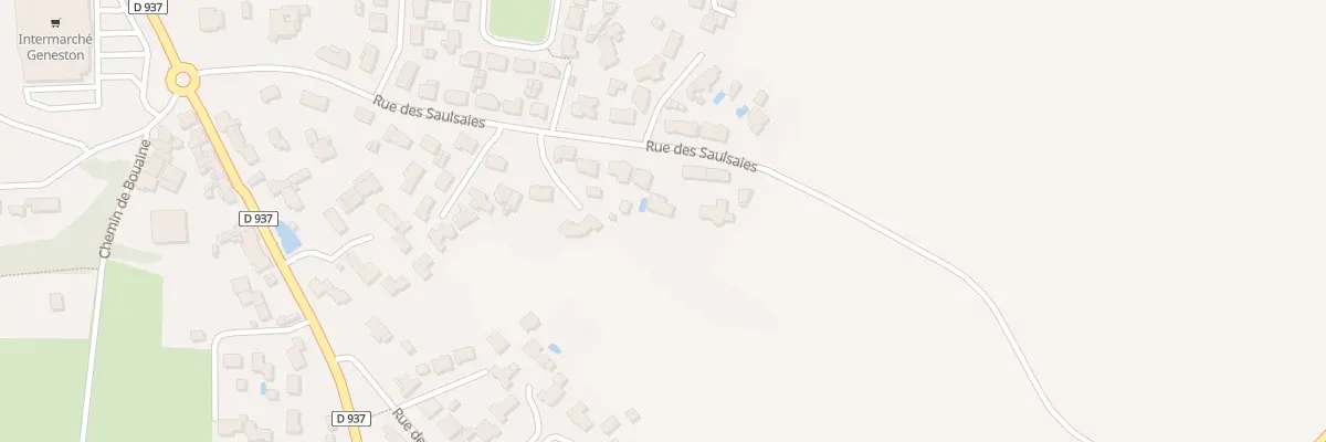 Plan du 30 Rue des Saulsaies à Geneston
