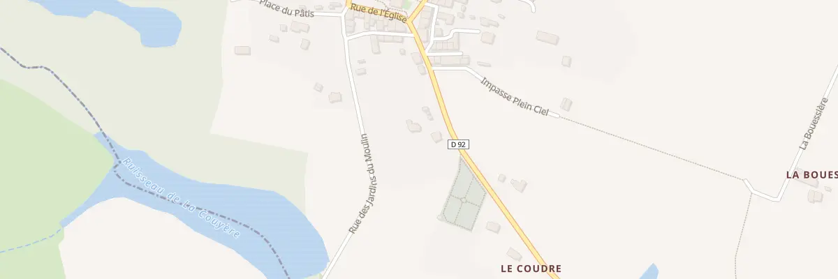 Plan du 4B Rue Fr Rene de Chateaubriand à La Couyère