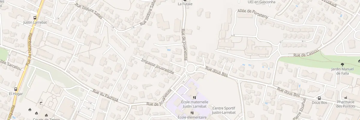 Plan du 97 Rue de Jouanetote à Anglet