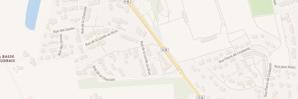 Plan du 10 Rue de la Lande au Brun à Janzé