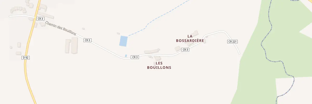 Plan du 5225 Les Bouillons à Lalleu