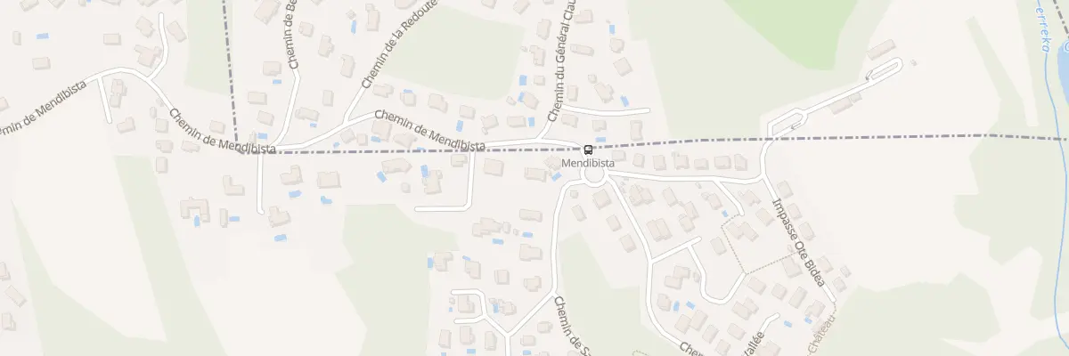 Plan du 32 Che de Mendibista à Arcangues