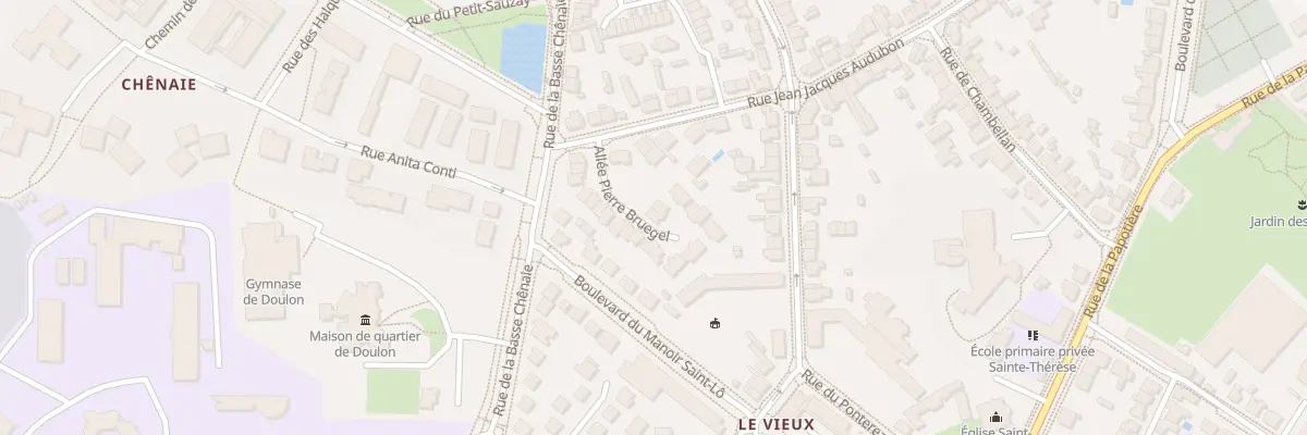 Plan du 4 All Pierre Bruegel à Nantes