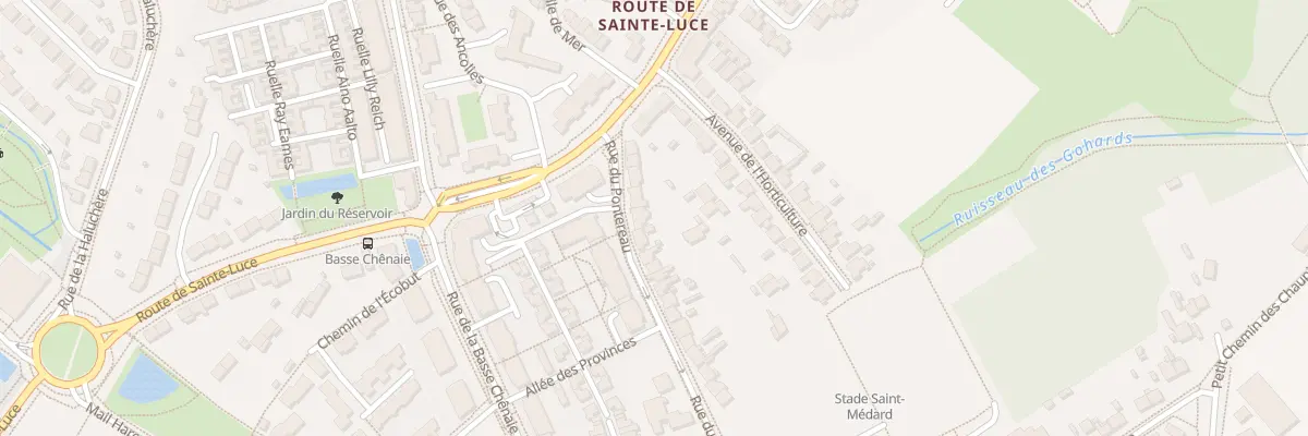 Plan du 104 Rue du Pontereau à Nantes