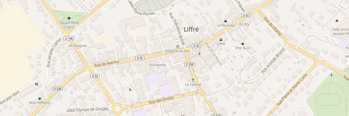 Plan du 3 Rue de rennes à Liffré