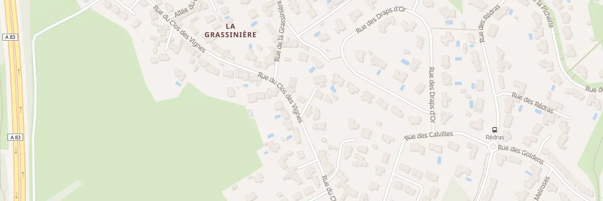 Plan du 44 Rue du Clos des Vignes à Vertou