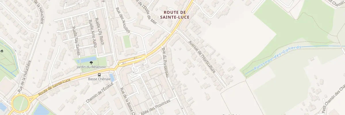 Plan du 108 Rue du Pontereau à Nantes