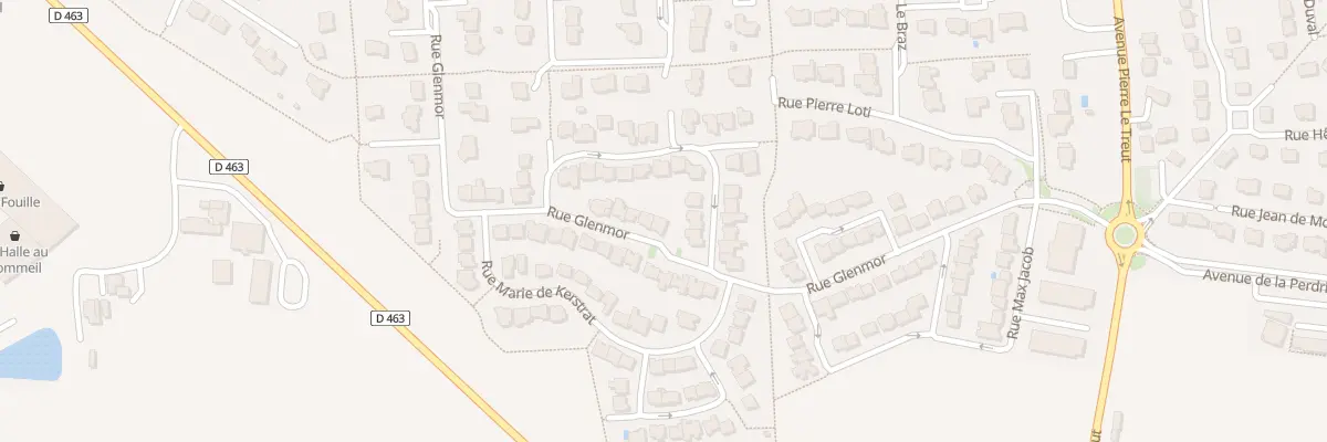 Plan du 29 Rue Glenmor à Châteaugiron