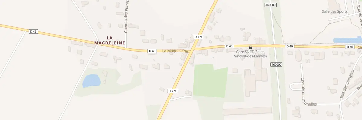 Plan du 103 La Magdeleine à Saint-Vincent-des-Landes