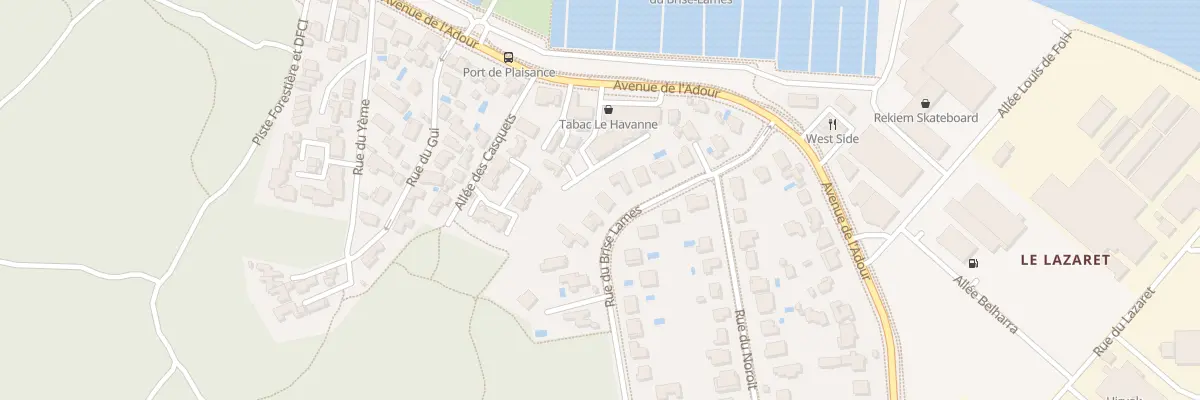 Plan du 14 Rue du Brise Lames à Anglet