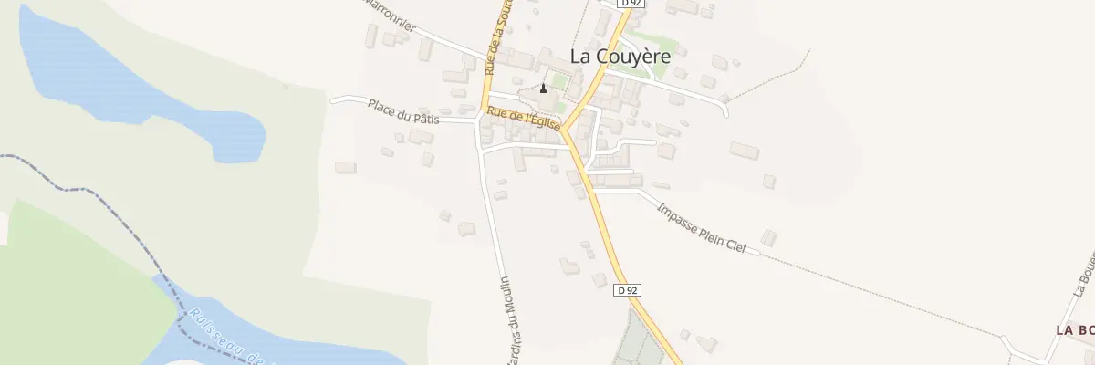 Plan du 3 Rue du Vieux Bourg à La Couyère