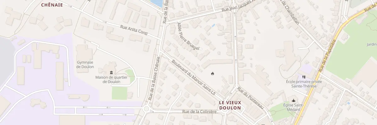 Plan du 34 Bd du Manoir Saint-Lo à Nantes
