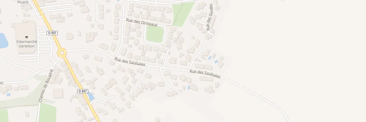 Plan du 19 Rue des Saulsaies à Geneston