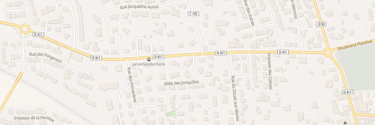 Plan du 21B Rue de Rennes à Janzé