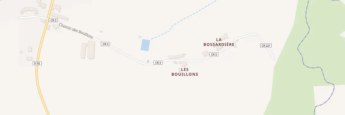 Plan du 2 Les Bouillons à Lalleu