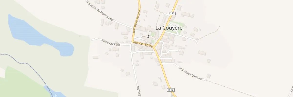 Plan du 3 Rue de l’Eglise à La Couyère