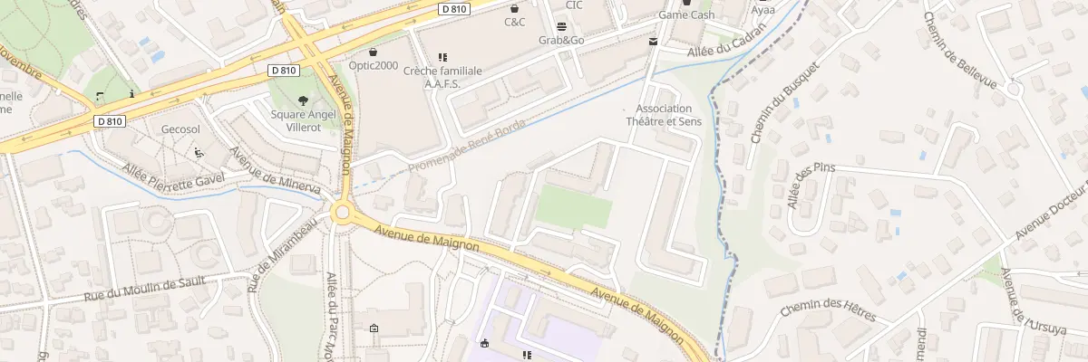 Plan du 13 Av de Maignon à Anglet