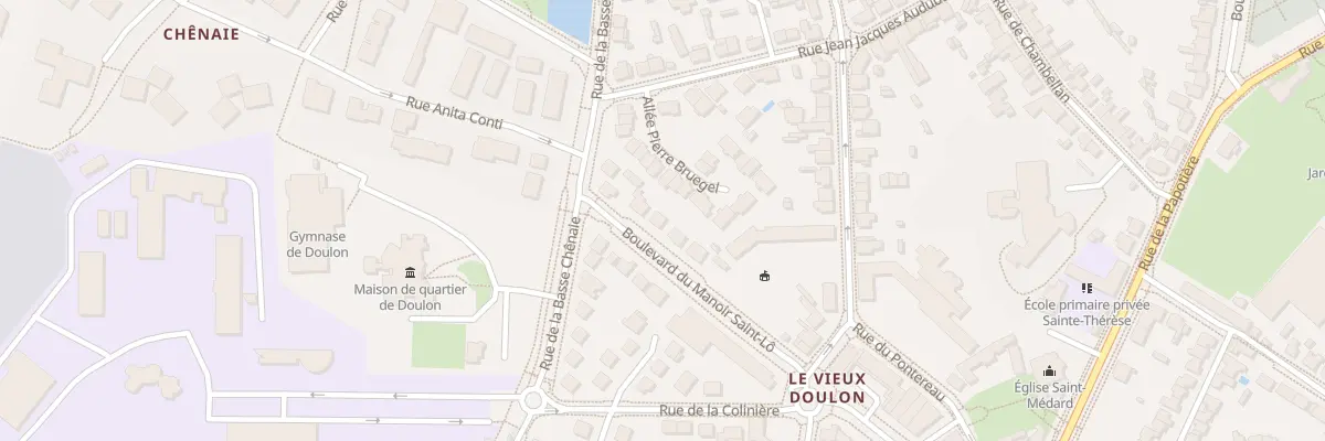Plan du 36 Bd du Manoir Saint-Lo à Nantes