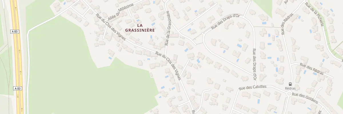 Plan du 42 Rue du Clos des Vignes à Vertou