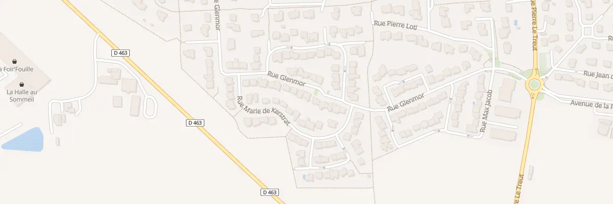 Plan du 46 Rue Glenmor à Châteaugiron