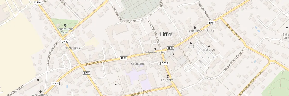 Plan du 12 Rue de rennes à Liffré