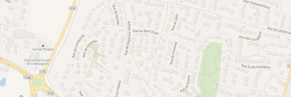 Plan du 4 Rue de Vauzelle à Châteaugiron