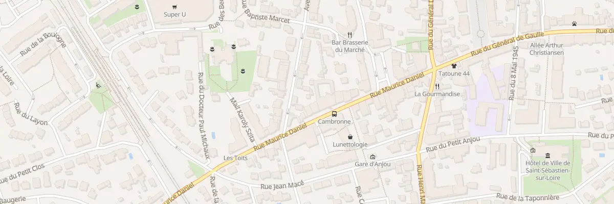 Plan du 35 Rue Maurice Daniel à Saint-Sébastien-sur-Loire
