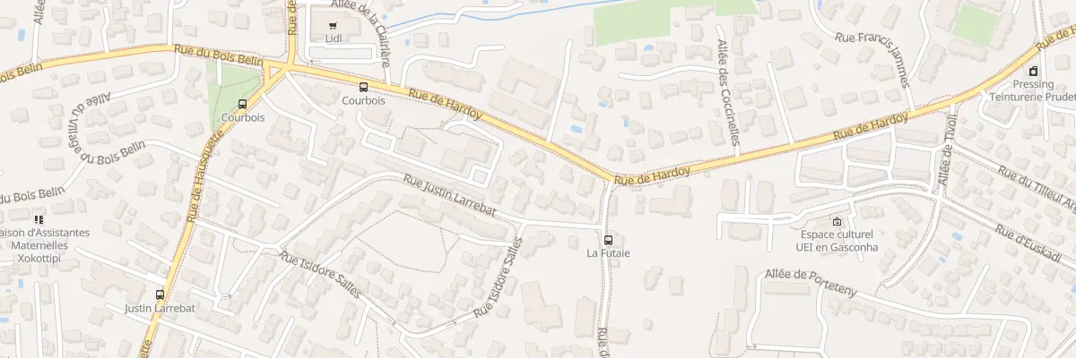 Plan du 30 Rue de Hardoy à Anglet