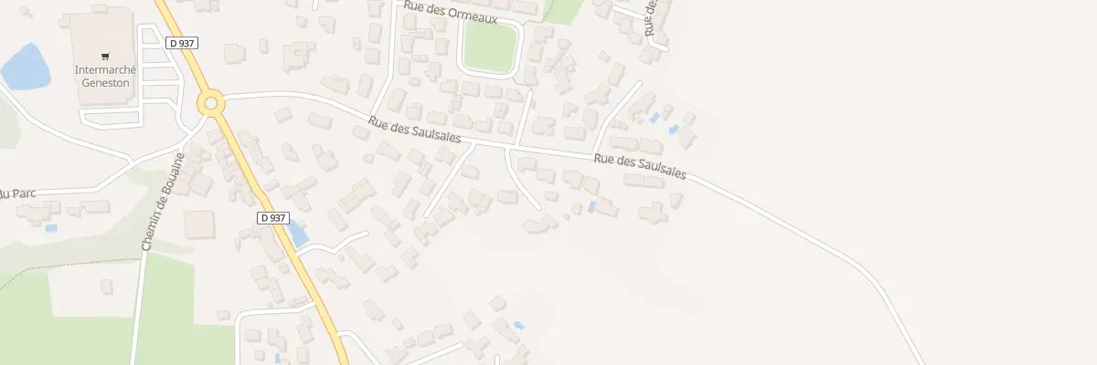 Plan du 24 Rue des Saulsaies à Geneston