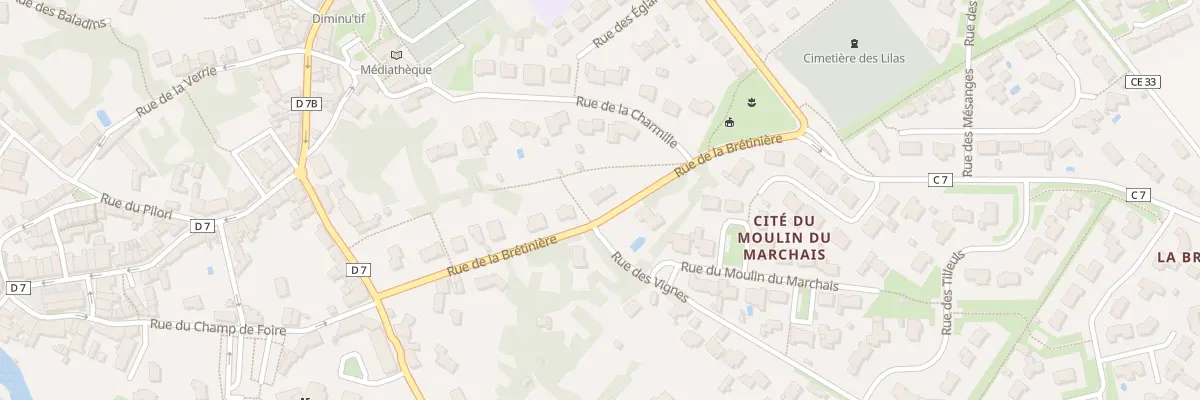 Plan du 17 Rue de la Brétinière à Rocheservière