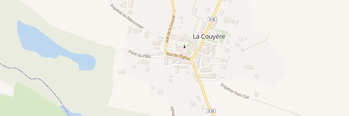 Plan du 7 Rue de l’Eglise à La Couyère