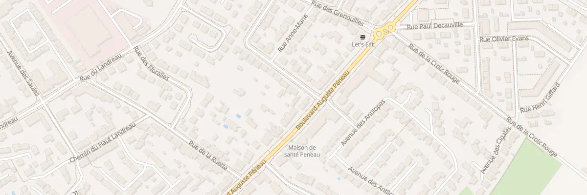 Plan du 1 Rue Bernadette à Nantes