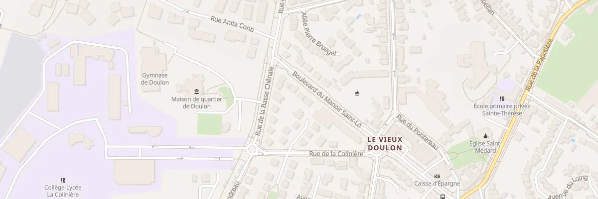 Plan du 23 Bd du Manoir Saint-Lo à Nantes
