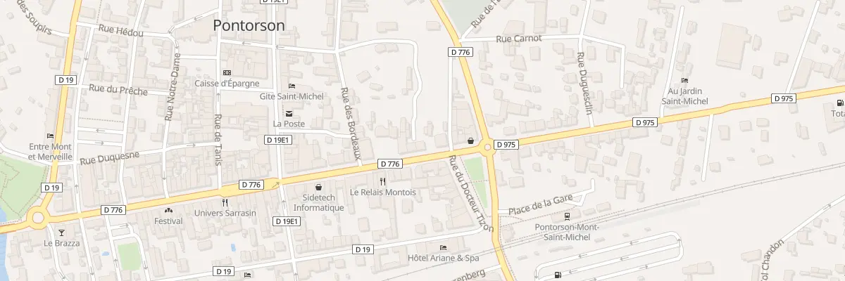 Plan du 79 Rue Couesnon - Pontorson à Pontorson