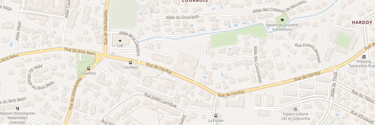 Plan du 23 Rue de Hardoy à Anglet