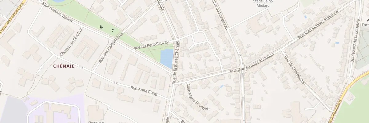 Plan du 28 Rue de la Basse Chénaie à Nantes