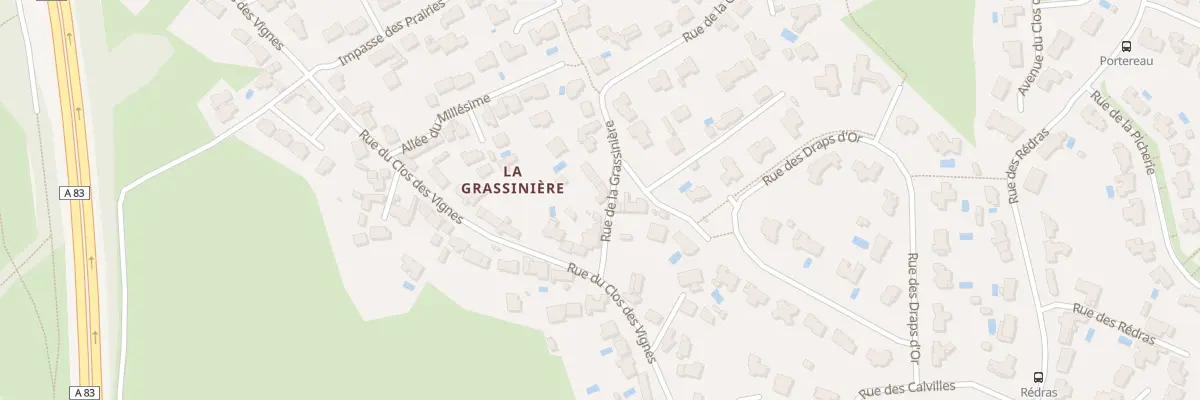 Plan du 28 Rue de la Grassinière à Vertou