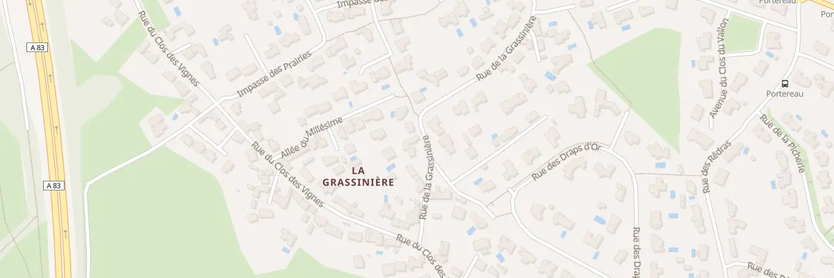 Plan du 26 Rue de la Grassinière à Vertou