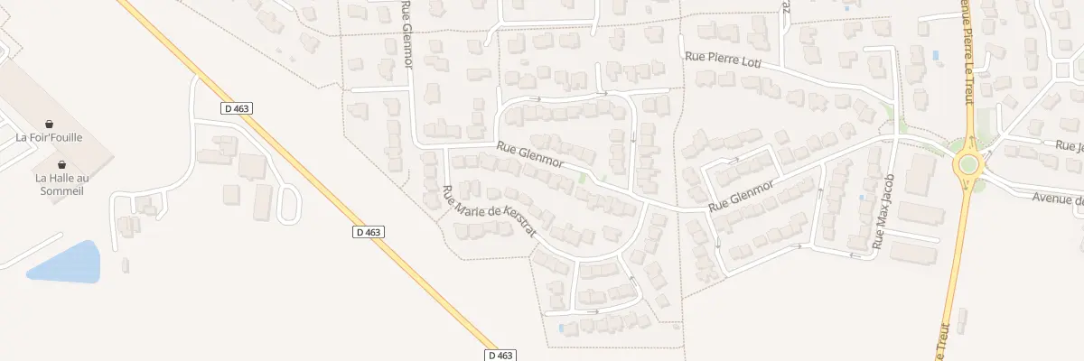 Plan du 42 Rue Glenmor à Châteaugiron